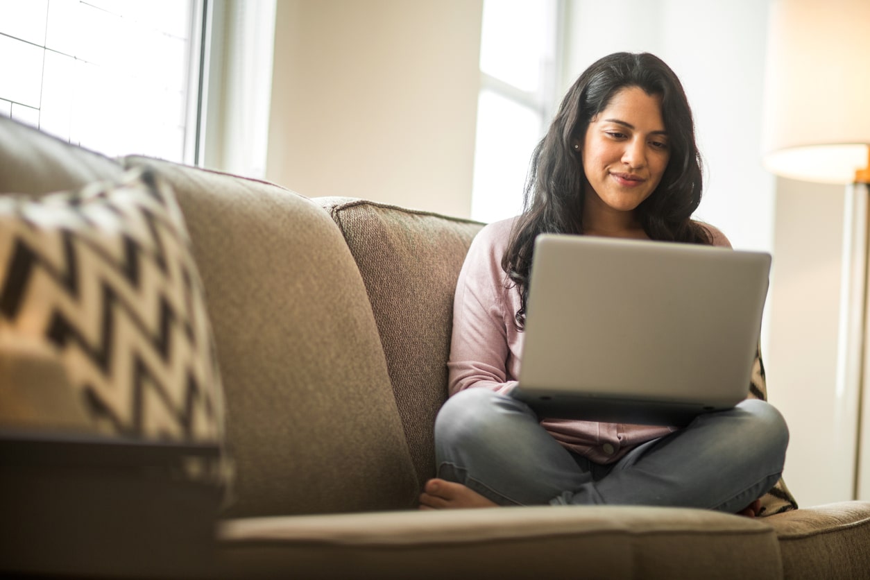 Person on laptop